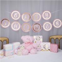 Baby Shower Pink Bunting