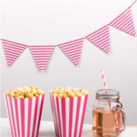 Carnival Pink Waves Bunting