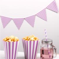 Carnival Purple Waves Bunting