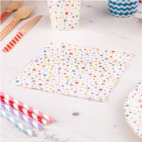 Carnival Multicoloured Stars Napkins