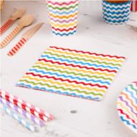 Carnival Multicoloured Waves Napkins