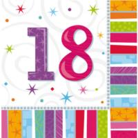 18th Birthday Radiant Napkins