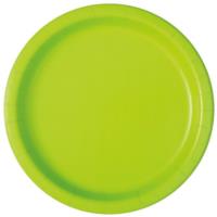 Neon Green Round Plate 7