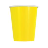 Neon Yellow Paper Cup