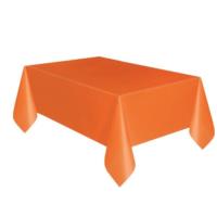 Orange Plastic Table Cover