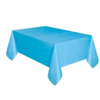 Powder Blue Plastic Table Cover