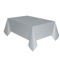 Silver Plastic Table Cover