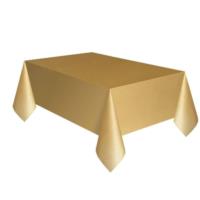 Gold Plastic Table Cover