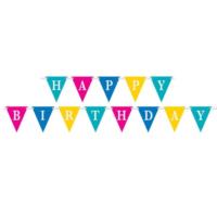 Bright Happy Birthday Bunting Flags