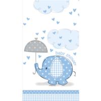 Umbrellaphants Blue Table Cover