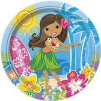 Hula Beach Party Plates 9