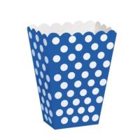 Royal Blue Dot Treat Boxes