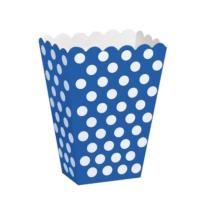 Royal Blue Dot Treat Boxes