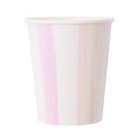 Iridescent Stripe Cups