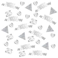 25th Silver Wedding Anniversary Confetti