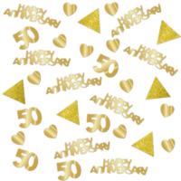 50th Gold Wedding Anniversary Confetti