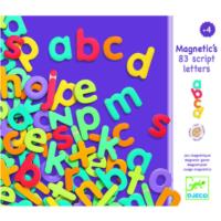 83 Wooden Magnetic Script Letters