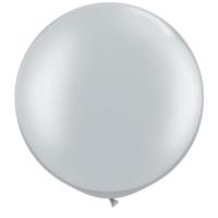 Round Silver Balloon 36