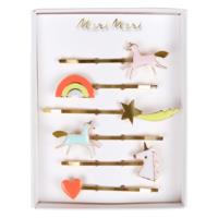 Unicorn Enamel Hairclips