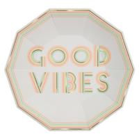 Good Vibes Plates Large