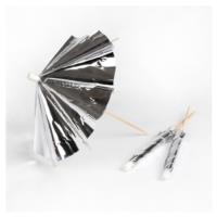 Silver Long Cocktail Umbrella