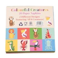 Colourful Creatures Napkin