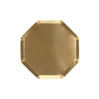 Gold Cocktail Plates