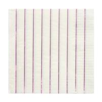 Metallic Pink Striped Large Napkins