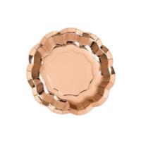 Party Porcelain Rose Gold Foil Plates